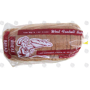 West Fenkell Bakery  sliced wheat bread loaf 16oz