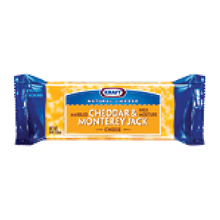 Kraft Natural Cheese marbled high moisture cheddar & monterey jack 8oz