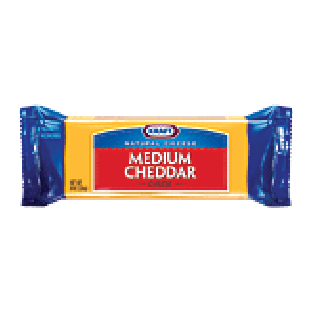 Kraft Natural Cheese medium cheddar cheese 8oz