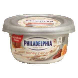 Philadelphia  honey pecan flavored cream cheese spread 8oz