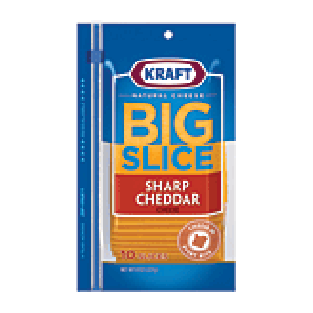 Kraft Deli Fresh sharp cheddar slices, 10 ct. 8oz