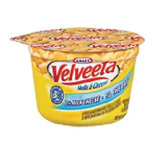 Velveeta  shells & cheese, 2% milk cheese, 1/2 the fat  2.19oz