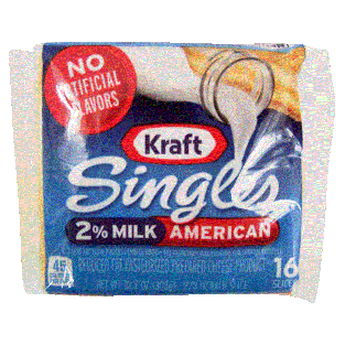 Kraft Singles reduced fat pasteurized prepared american cheese p10.7oz