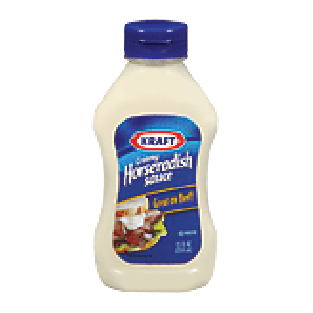 Kraft  creamy horseradish saue 12fl oz