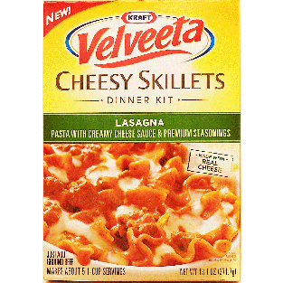 Velveeta Cheesy Skillets lasagna dinner kit, just add ground bee13.1oz