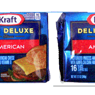 Kraft Deli Deluxe American Slices 16 Ct  12oz