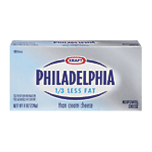 Kraft Philadelphia Cream Cheese Neufchatel 1/3 Less Fat 8oz