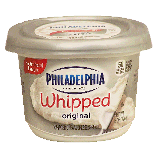Philadelphia Whipped original, whipped cream cheese spread 8oz
