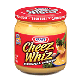Kraft Cheez Whiz original cheese dip  15oz
