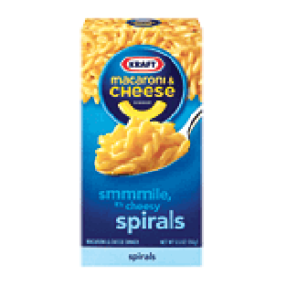 Kraft Dinners Macaroni & Cheese Dinner Spirals  5.5oz