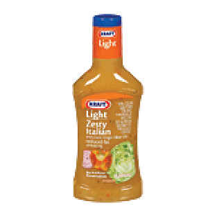 Kraft Salad Dressing Salad Dressing Light Zesty Italian  16oz
