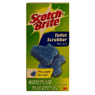 Scotch Brite  disposable toilet scrubbers refills 6ct