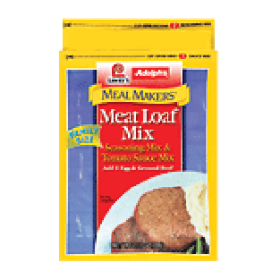 Adolph's Meal Makers meat loaf mix, seasoning mix & tomato sauce2.11oz