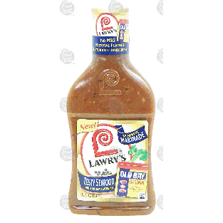 Lawry's  30 minute marinade, zesty seafood with Old Bay seasoni 12fl oz