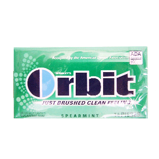 Orbit Chewing Gum Spearmint Sugar Free 14ct