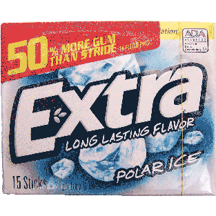 Extra  polar ice sugar free gum 15ct