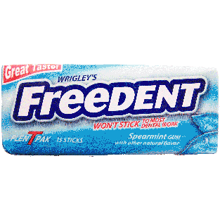 Freedent Chewing Gum Spearmint 15ct