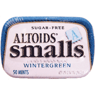 Altoids Smalls mints, wintergreen, sugar-free 50ct