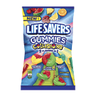 Life Savers Gummies collisions; raspberry-lemonade, cherry-watermel 7oz