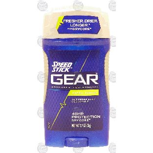 Speed Stick Gear antiperspirant deodorant, drycore, fresh force  2.7oz