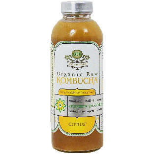 GT's Enlightened  citrus organic raw kombucha 16fl oz