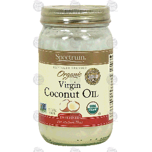 Spectrum Naturals  organic virigin coconut oil, expeller presse14fl oz