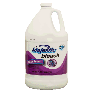 Majestic  bleach, floral scent, formulated for high efficiency & s1gal