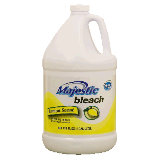 Majestic  bleach, lemon scent, formulated for high efficiency & st1gal