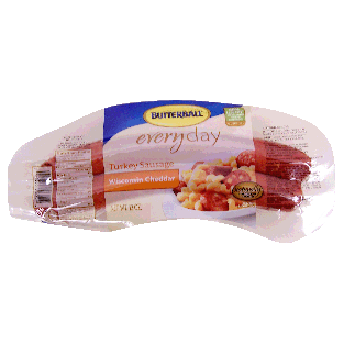 Butterball  turkey sausage, wisconsin cheddar, naturally hardwood 12oz