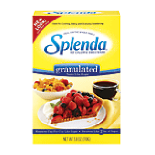 Splenda  no calorie sweetener, made from sugar, tastes like sugar3.8oz