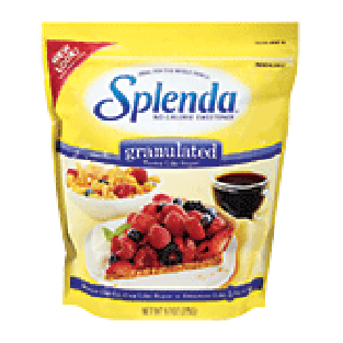 Splenda  no calorie sweetener, made from sugar, tastes like sugar9.7oz