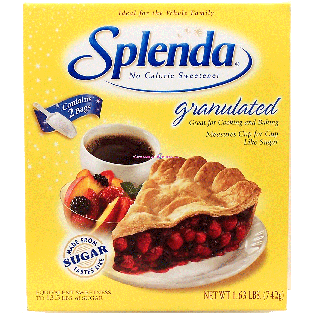 Splenda  no calorie sweetener, granulated, measures cup for cup 1.63lb