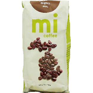 mi coffee mighty mac dark roast ground coffee 12oz