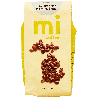 mi coffee lake michigan morning blend medium roast ground coffee 12oz