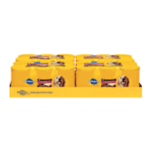 Pedigree  meaty ground dinner with chopped beef, 6-13.2oz cans 6ct