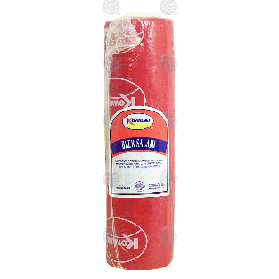 Kowalski  beer salami, price per pound  0.5lb