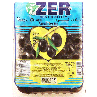 ZER Siyah Zeytin black olives 400g