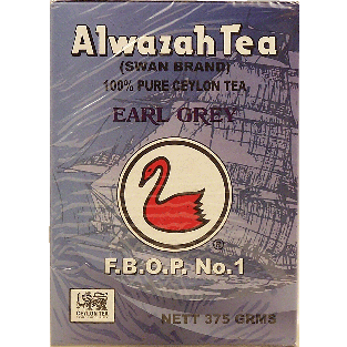 Alwazah Swan Brand earl grey ceylon tea, 100% pure, F.B.O.P. No. 1375g