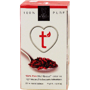 Wild Hibiscus Flower Co. heart-tee wild hibiscus herbal tea, 20-1.41oz