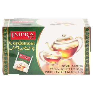 Impra  cardamom ceylon black tea, 25-enveloped tea bags 50g