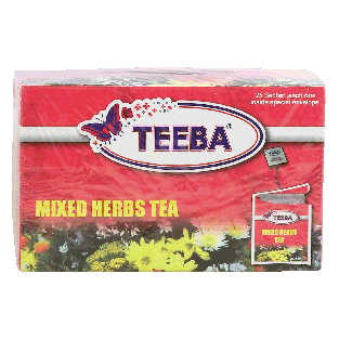 Teeba  mixed herbs tea, tea bags 25ct