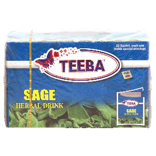 Teeba  sage herbal drink, sachets 25ct