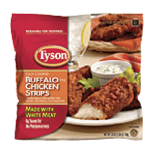 Tyson  fully cooked buffalo style chicken strips 25-oz