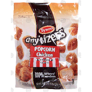 Tyson any'tizers popcorn chicken 25.5-oz