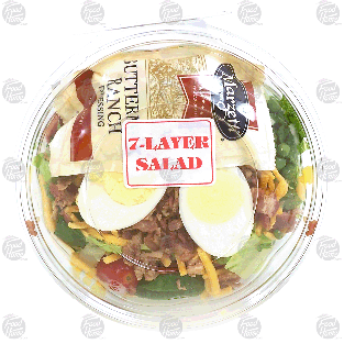 Value Center Market  7-layer salad, dressing packet included 1ct