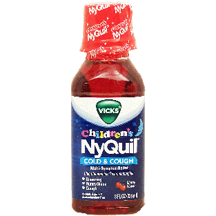 Vicks Children's NyQuil cold & cough relief, cherry flavor syrup8fl oz
