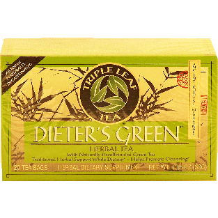 Triple Leaf Tea Dieter's Green herbal tea, decaf, chinese medici1.16oz