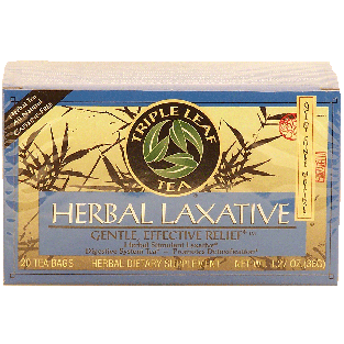 Triple Leaf Tea  herbal laxative, chinese medicinal tea, 20-bags1.27oz