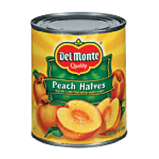 Del Monte  yellow cling peach halves in heavy syrup 29oz
