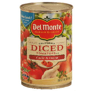 Del Monte Tomatoes Diced w/Garlic & Onion 14.5oz